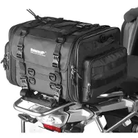 Merkloos Motorradtasche Gepäcktasche Hecktasche - 60 bis 80 Liter - Wasserdicht - Schwarz - Für Motorrad und Roller