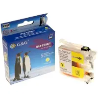 G&G Kompatibel mit Brother LC-125XLY Druckerpatrone Gelb, Hohe (XL-) Ausbeute, Gelb, 14,4 ml, 1 Stück(e), 0 Seiten, Einzelpackung