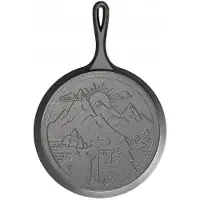 Lodge Gusseisenpfanne für Pfannkuchen 26 cm MOUNTAIN Wanderlust