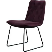 KAWOLA Stuhl NEW CHARME Esszimmerstuhl Velvet purple