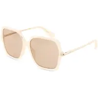 Nina Ricci SNR494 Ghiaccio opalino lucido 58/16/140 Damen Sonnenbrillen