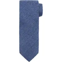 Suitable Krawatte Wolle/Seide Fischgrätenmuster Indigo