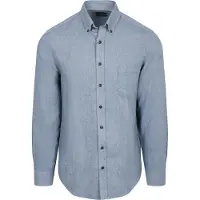 Casamoda Freizeithemd Faux Uni Blau