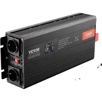 OEM Wechselrichter mit reiner Sinuswelle 3000W DC12V AC 230 V Spannungswandler 2 AC-Steckdosen 2 USB-Anschlüssen 1 Typ-C-Anschluss LCD-Display und Fernbedienung für große Haushaltsgeräte