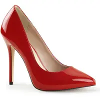 Pleaser AMUSE-20 Damen Pumps von , Rot , EU 36, US 6