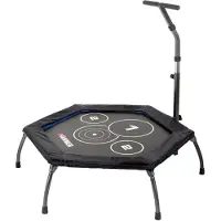 Hammer Fitness-Trampolin Cross Jump incl. Online-Trainingsvideos, mit einklappbaren Füßen, Jumping Points (patentiert) für maximale Trainingseffizienz