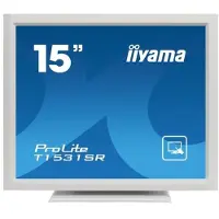 Iiyama ProLite T1531SR-W3, 38,1 cm (15"), 1024 x 768 Pixel, LED, 8 ms, Weiß