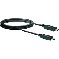 Schwaiger CK 3131, 1 m, USB C, USB C, USB 3.2 Gen 2 (3.1 Gen 2), 20 Gbit/s, Schwarz