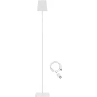 OEM Stehleuchte XL, höhenverstellbar, 2,5 W, USB-C, 3 Schirme, Weiß