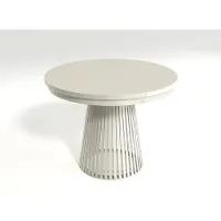 Masseno Ausziehbar Esstisch TRAVIS 100 cm - 180 cm x 100 cm Rund Tisch für Wohnzimmer, Küche, Kaschmir