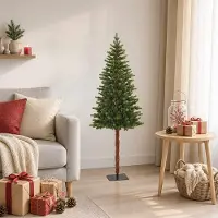 Syfax Künstlicher klappbarer Weihnachtsbaum 150 cm PVC und Metall