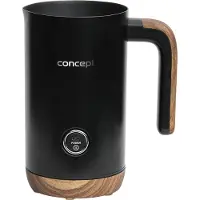 Concept NM4101, Handheld electric milk frother, Schwarz, Edelstahl, 240 ml, 0,8 m, AC