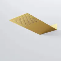 Steinberg Serie 390 Wall Rain Kopfbrause, direkte Wandanschluss, Easy-Clean, ultraflach 2mm, 430x200x60mm, 3901620BG