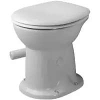 Duravit Trocken-Stand-WC Duraplus 36x46cm, für Klappenverschluss, weiß
