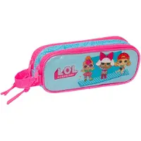 OEM LOL Surprise! Divas Doppel-Etui, 21x6x8 cm, blau, Polyester