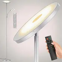 OEM LED-Stehleuchte, 36 W, 3600 lm, dimmbar, Fernbedienung, Touch, 2,5 kg Basis