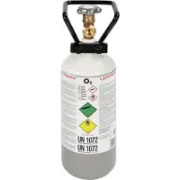 Rothenberger Sauerstoff-Stahlflasche, 5l, gefüllt