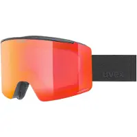 Uvex - Skibrille/Snowboardbrille - Ignite FM Black Mirror Red (S2) - schwarz