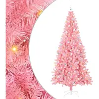 vidaXL Weihnachtsbaum Rosa 240 cm PVC