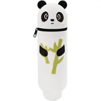 OEM Stifteetui aus Silikon, Cartoon-Tierform, aufstellbar, 27 cm