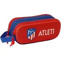OEM 3D-Doppeletui für Kinder, rot, 21x6x8 cm, Polyester