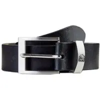 Lerros Ledergürtel "Gürtel mit Metallelementen", Herren, Gr. 95, schwarz, Leder, Gürtel Ledergürtel