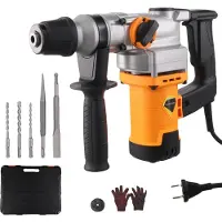 OEM Abbruchhammer, 1200W Leistung, 6 Joule Schlagenergie, 0-800 U/min Geschwindigkeit, Bohr- und Hammermodi, 360° drehbarer Griff