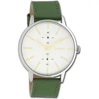 Oozoo Timepieces Damenuhr Quarzuhr Analog mit Lederarmband grün D3UOC10586