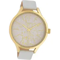 Oozoo Timepieces Damenuhr Quarzuhr Analog mit Lederarmband weiß D3UOC10085