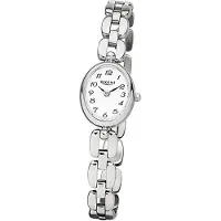 Regent Damenuhr F-966 Quarz-Uhr mit Stahl-Armband silber D3URF966