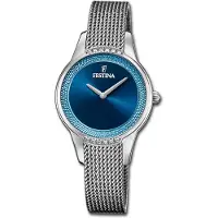 Festina Mademoiselle Damen Uhr F20494/2 Armbanduhr Edelstahl silber D3UF20494/2