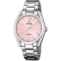 Festina Boyfriend Damen Casual Armbanduhr Edelstahl silber D3UF20622/2