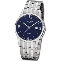 Regent Metallarmband Herren Uhr GM-1616 Analog Armbanduhr Metall silber D3URGM1616