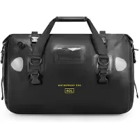 Merkloos Wasserdichter Gepäckträger-Tasche für Motorräder und Fahrräder mit einem Fassungsvermögen von 40 Litern