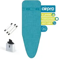 Merkloos Bügelunterlage XXL Bügeltischauflage - 48 x 137 cm - 6 Lagen - 100 % BCI-Baumwolle