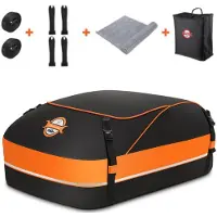 Merkloos Dachbox Dachtasche Dachkoffer - 430 L - Wasserdicht - Antirutschmatte - Für Auto ohne Dachträger