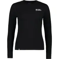 Mons Royale Cascade Merino Base Layer, Skiunterhemd, Damen, schwarz