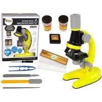 Leantoys Mikroskop-Lernset für Kinder Gelb