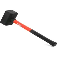 TRIZERATOP YT-46270, Rückstoßfreier Hammer, Gummi, Glasfaser, Schwarz, Orange, 490 mm, 2,4 kg