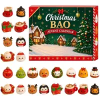 Mycherish Squishy Adventskalender 2026 24 Tage Dumpling Weihnachtskalender A