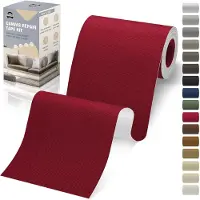 Merkloos Selbstklebendes Canvas-Stoff, 10 x 200 cm, wasserdicht, bordeauxrot
