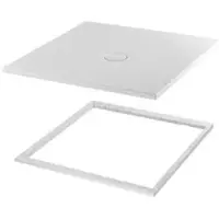 Bette BetteFloor Duschwanne mit Minimum-Wannenträger und BetteAntirutsch Pro, 1000x1000mm, 5941-412AE,T1