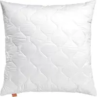 Unyqoos Kopfkissen Basic 100 – 80x80 cm, Weiß; Mikrofaserbezug & Klima-Füllung 850 g (je 100% Polyester); Standard 100; waschbar 60°C; EU
