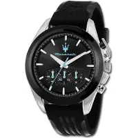 Maserati Herrenuhr Traguardo Chrono Edelstahl schwarz UMAR8873612050 D3UMAR8871612047