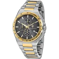 Maserati Herrenuhr Traguardo Chrono Edelstahl schwarz UMAR8873612050 D3UMAR8873653002