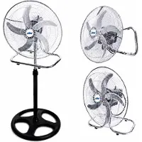 OEM Standventilator, höhenverstellbar, 3 Windgeschwindigkeiten, schwarz