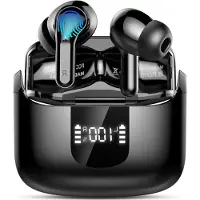 LTPRTZ Kabellose Ohrhörer – In-Ear-Kopfhörer – Für Musikwiedergabe – Bluetooth 5.4 – 50 Stunden Wiedergabezeit – Schwarz