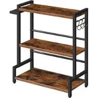 LTPRTZ Kräuterecke, Küchenregal – Aufbewahrungsorganizer – Küchenorganisation – Mit Haken und Messerschublade – 43 x 20 x 51 cm