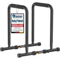 Merkloos Eine Dip-Station für den Heimgebrauch, mit einstellbarer Höhe von 80 bis 100 cm und einer Belastbarkeit von bis zu 200 kg