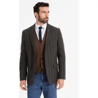 OMBRE akko für Herren aus Wollmischung dunkelgrau XXL